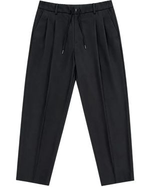 BE ABLE Pleated Drawstring Pants - Blue