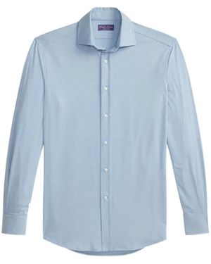 Ralph Lauren Knit Piqué Shirt - Blue