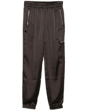 Lacoste Logo-Embroidered Trousers - Grey