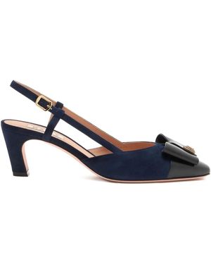 Bally B-Bow Slingback-Pumps 55mm - Blau