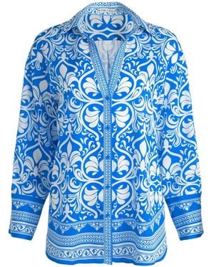 Alice + Olivia Chemise Kiva - Bleu