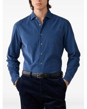 Hackett Long-Sleeve Shirt - Blue