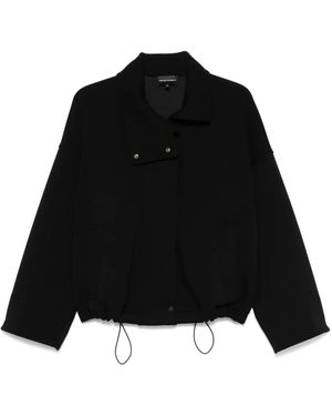 Emporio Armani Zip-Up Jacket - Black