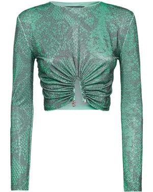 Philipp Plein ビジュートリム Tシャツ - グリーン