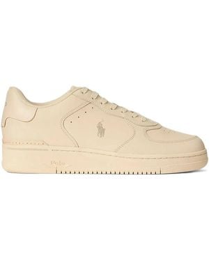 Polo Ralph Lauren レザースニーカー - ナチュラル