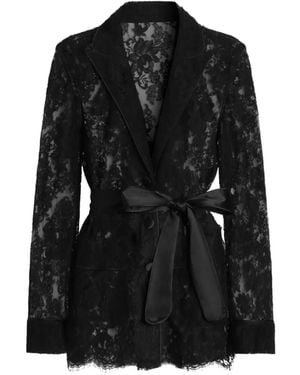 Dolce & Gabbana Camisa Vanity De Encaje - Negro