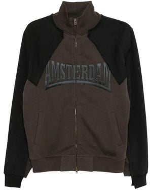 Vetements Giacca Con Ricamo Slogan - Nero