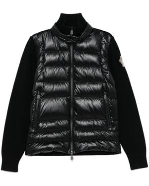 MONCLER ジップアップパデッドブルゾン ブラック MONCLER ジップアップパデッドブルゾン ブラック Moncler Padded