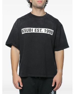 Ksubi Kings Halen Logo-Print T-Shirt - Black