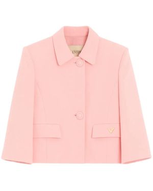 Valentino Garavani Veste En Crêpe - Pink