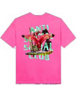 ANTI SOCIAL SOCIAL CLUB Graphic-Print T-Shirt - Pink
