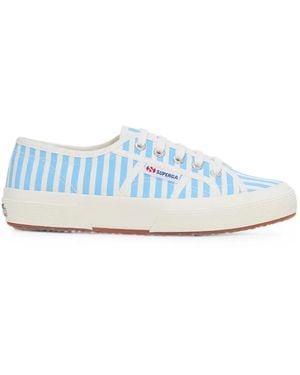 Superga 2750 Striped Trainers - Blue