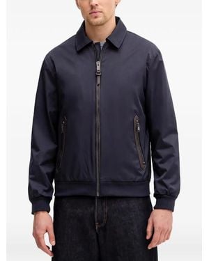 Guess Zip-Up Shirt Jacket - Blue