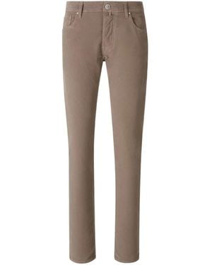 Jacob Cohen Logo-Patch Straight-Leg Jeans - Grey