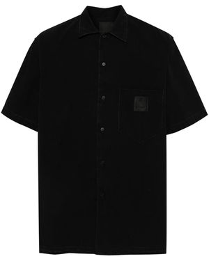 Givenchy Logo-Patch Shirt - Black