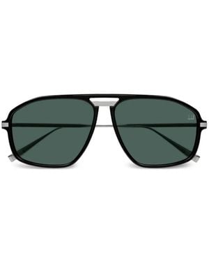 dunhill Geometric-Frame Sunglasses - Green