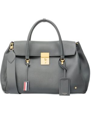 Thom Browne Top Handle Clutch Bag - Gray
