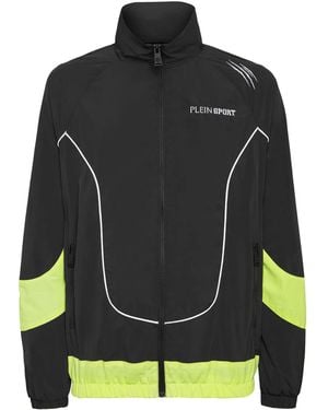 Philipp Plein Panelled Bomber Jacket - Black
