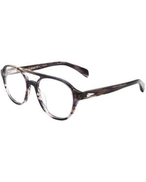 Rag & Bone Lunettes De Vue À Monture Pilote - White