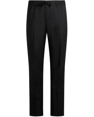 Etro Sporty Virgin Wool Pants - Black