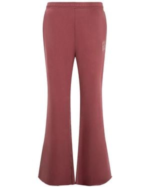 Market Big Stitch Track Trousers - Red