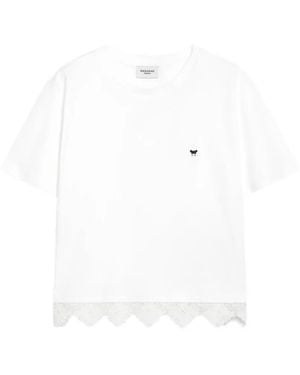 Weekend by Maxmara Boxy-Fit Cotton T-Shirt - White