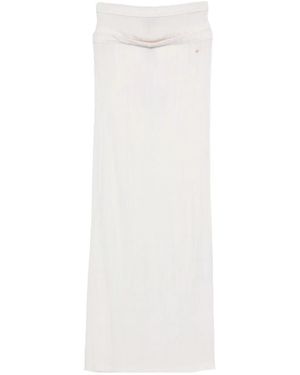 Viktor & Rolf Triple-Layer Midi Skirt - White