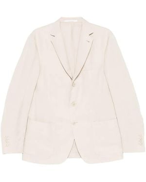 Eleventy Single-Breasted Blazer - White