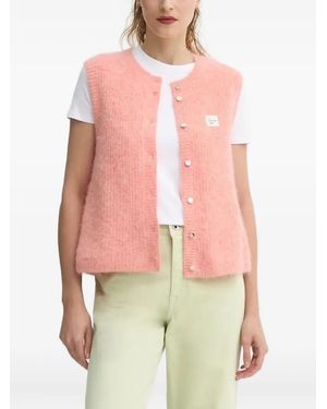 American Vintage East Button-up Vest - レッド