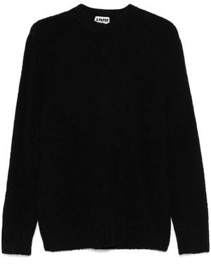 A PAPER KID Jersey De Bouclé - Negro