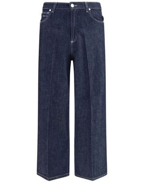 Cruna Taylor Pressed-Crease Jeans - Blue