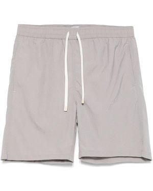 Eleventy Seersucker Swim Shorts - Grey