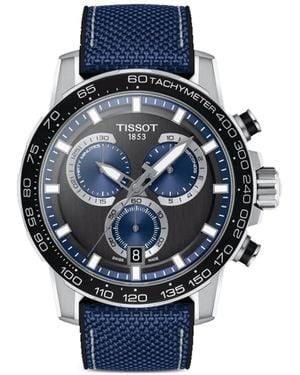 Tissot Montre Chronographe Supersport 45,5 Mm - Blue