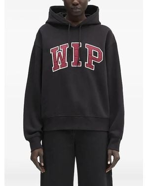 Carhartt Wip ロゴアップリケ パーカー - ブラック