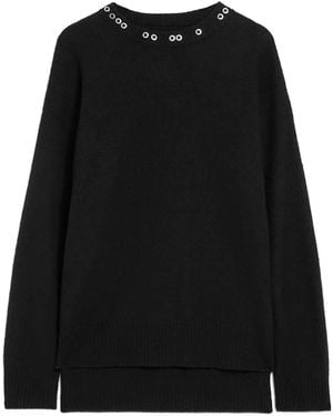 Jil Sander Maglione Con Decorazione - Nero
