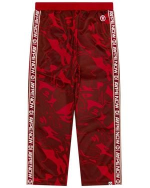 Aape By A Bathing Ape Ape Head トラックパンツ - レッド