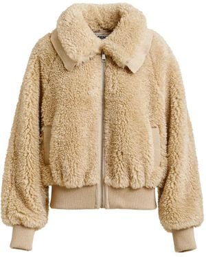Essentiel Antwerp ジップアップ ボンバージャケット - ナチュラル