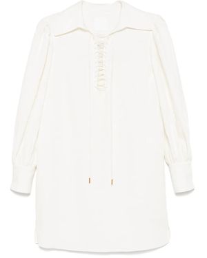 Givenchy Linnen Jurk - Wit