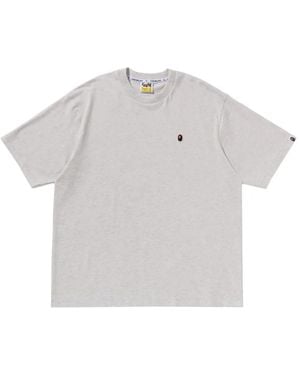 A Bathing Ape Sweatshirt mit Affenkopf - Grau