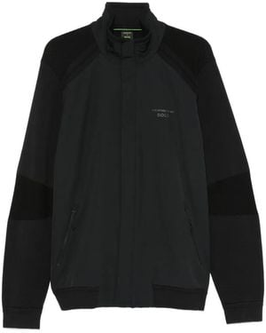 BOSS Sudadera Spirit Con Cremallera De X Porsche - Negro