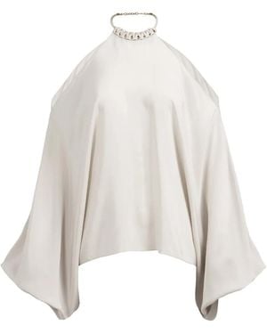 Silvia Tcherassi Consuelo Cold-Shoulder Blouse - White