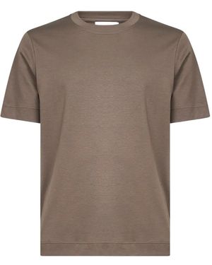 D4.0 Crew-Neck Short-Sleeve T-Shirt - Brown