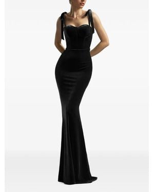 Cristallini Cybele Maxi Gown - Black