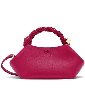 Ganni Small Bou Tote Bag - Purple