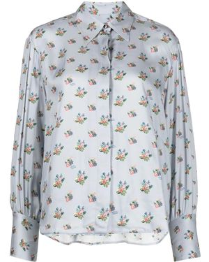 Maison Kitsuné フローラル シャツ - グレー