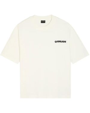GODMADE T-Shirt mit Logo-Stickerei - Weiß
