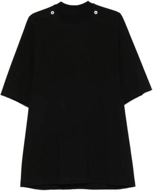 Rick Owens Stud-Detailed Organic Cotton T-Shirt - Black