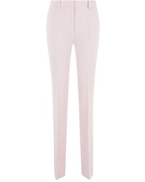 N°21 Pantaloni Sartoriali Con Pieghe - Rosa