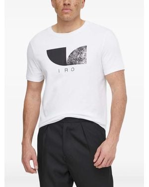 IRO T-Shirt Orlando À Imprimé Graphique - Blanc