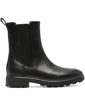 Calvin Klein Cleat 40mm レザーブーツ - ブラック